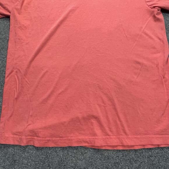 QUICKSILVER Shirt Mens Large Red Mountain & Wave Board Shorts Tee Crew Neck Lg - Picture 9 of 10